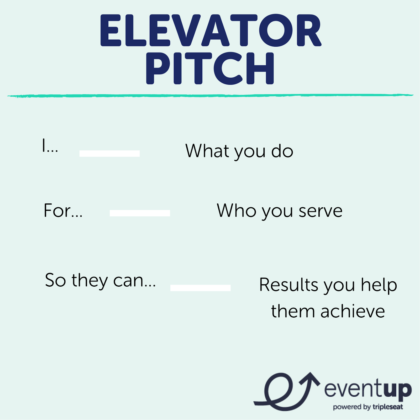 Elevator Pitch \ EventUp