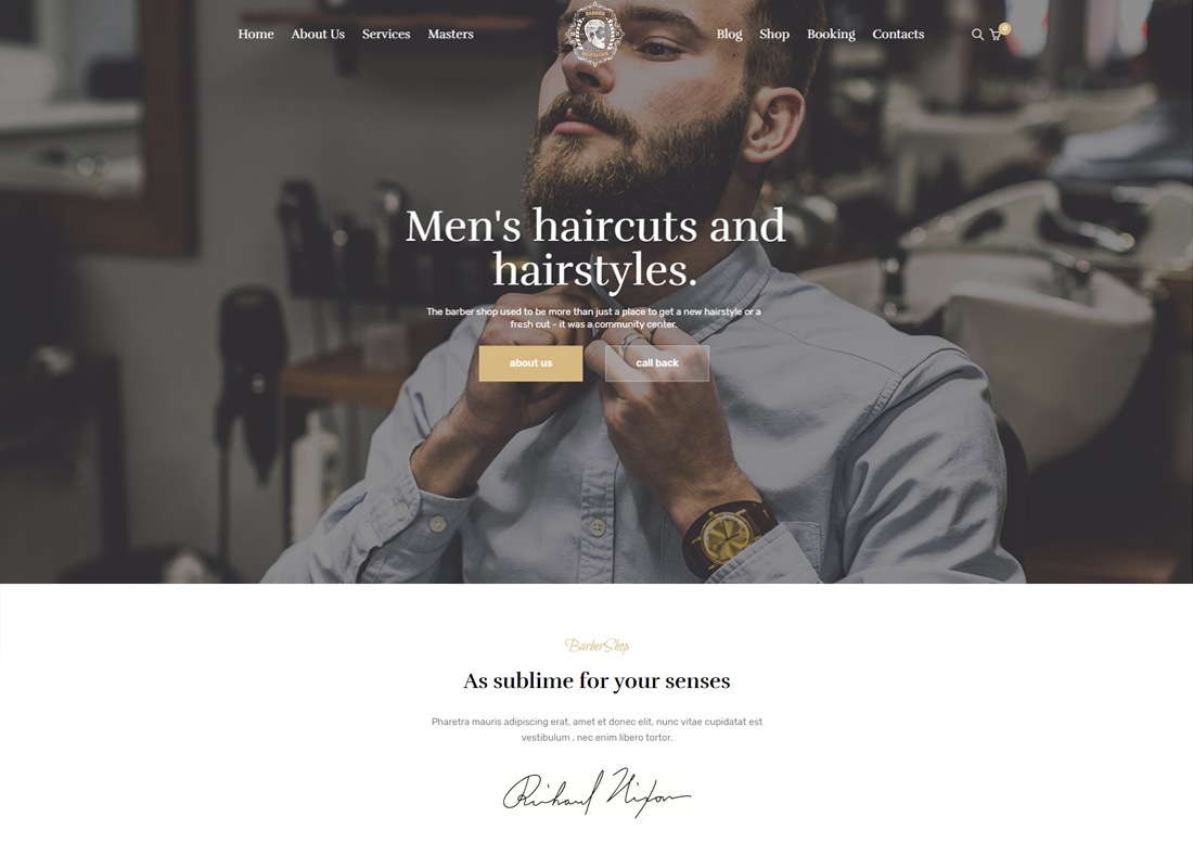 CutStyle - Tema WordPress Salon Rambut & Salon Rambut