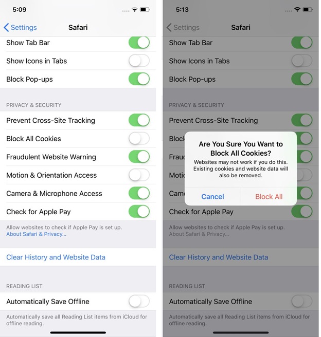 Mẹo chặn những theo dõi quảng cáo xuất hiện trên iPhone