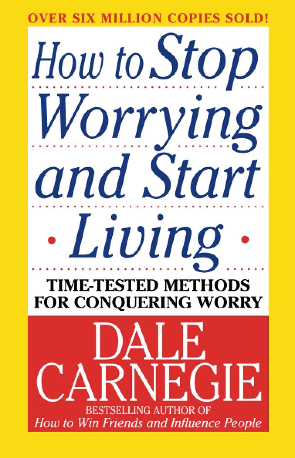 How to Stop Worrying and Start Living by Dale Carnegie book cover