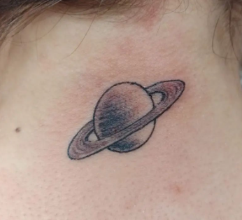 Back Neck Saturn Planet