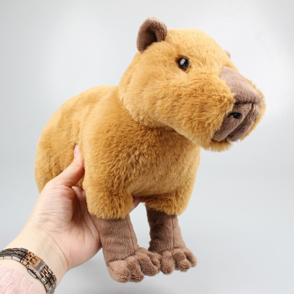 Simulation Capybara Plush Toy Doll Cute Capybara Stuffed Animal Birthday  Gift