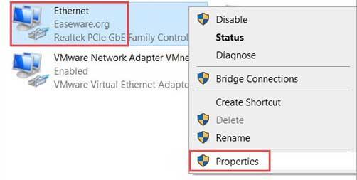 Change properties in your current network